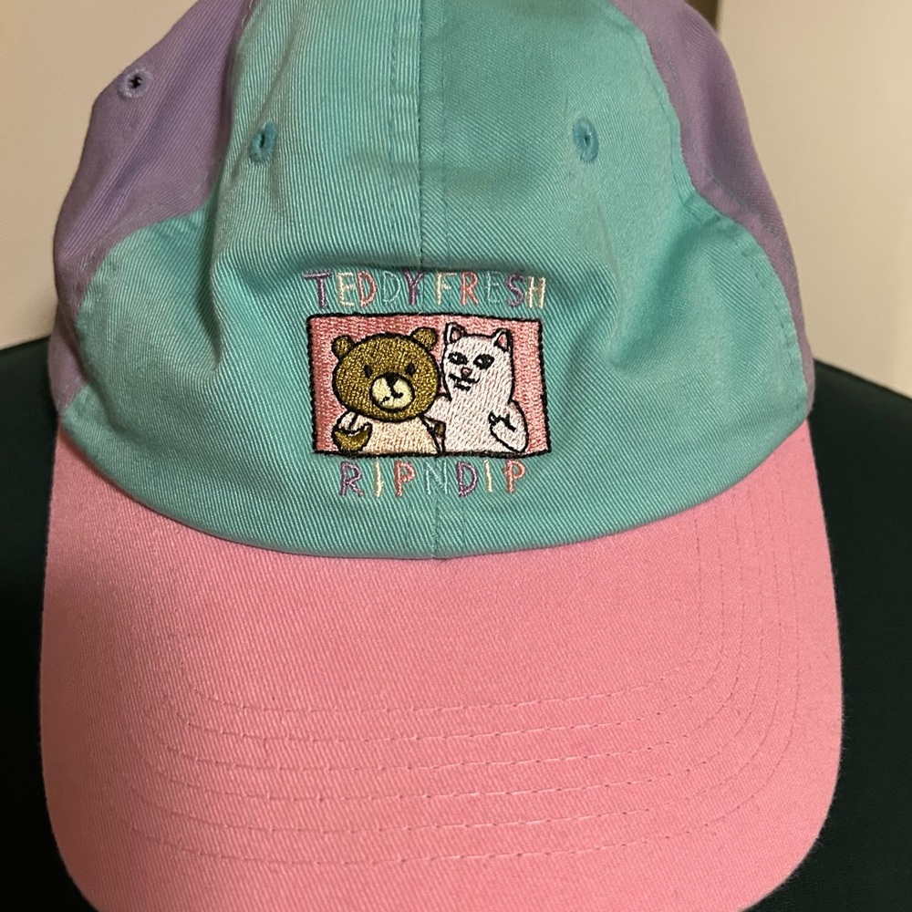 Teddy Fresh x Ripndip Pastel Cap